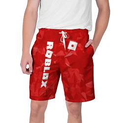 Шорты на шнурке мужские ROBLOX: Red Style, цвет: 3D-принт