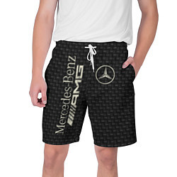 Шорты на шнурке мужские Mercedes AMG: Dark Side, цвет: 3D-принт