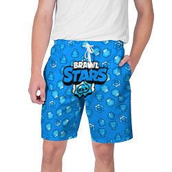 Шорты на шнурке мужские Brawl Stars: Blue Team, цвет: 3D-принт