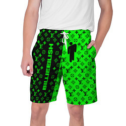 Шорты на шнурке мужские BILLIE EILISH x LV Green, цвет: 3D-принт