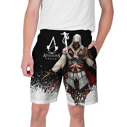 Шорты на шнурке мужские Assassin’s Creed 04, цвет: 3D-принт