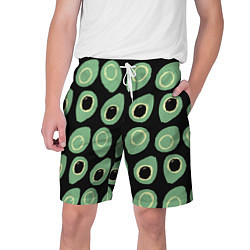 Шорты на шнурке мужские Avocado, цвет: 3D-принт