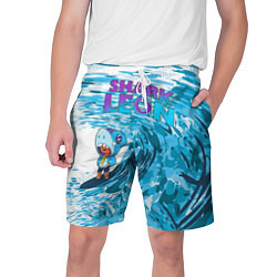 Шорты на шнурке мужские Brawl STARS surfing, цвет: 3D-принт
