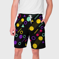 Мужские шорты Круги и Треугольники