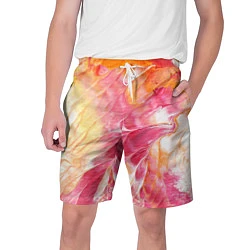 Шорты на шнурке мужские Яркая Bright colors Z, цвет: 3D-принт