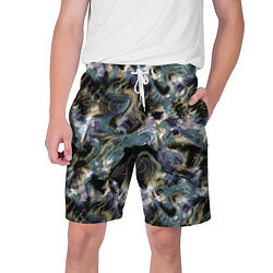 Шорты на шнурке мужские Узор для рыбака, цвет: 3D-принт