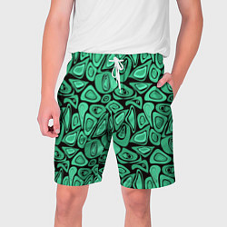 Мужские шорты Зеленый абстрактный узор