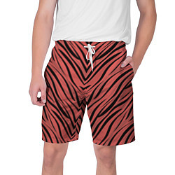 Мужские шорты Полосатый тигровый узор