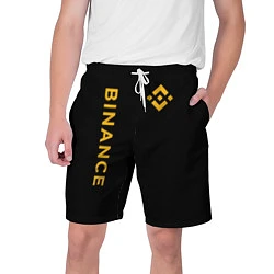 Мужские шорты БИНАНС ЛОГО КАРБОН BINANCE LOGO