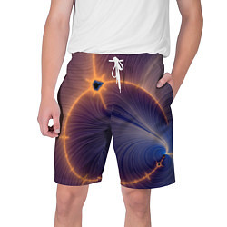 Шорты на шнурке мужские Black Hole Tribute design, цвет: 3D-принт