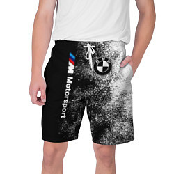 Мужские шорты БМВ Черно-белый логотип