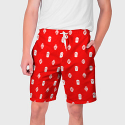 Шорты на шнурке мужские Узор Mono Red Dope Camo Dope Street Market, цвет: 3D-принт