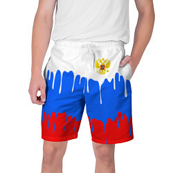 Мужские шорты Флаг герб russia