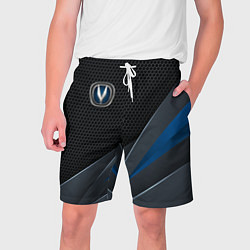 Шорты на шнурке мужские ЧАНГАН SCI-FI BLUE CHANGAN, цвет: 3D-принт