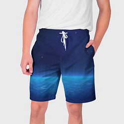 Шорты на шнурке мужские Планета вид из космоса, цвет: 3D-принт