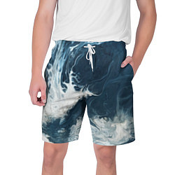 Шорты на шнурке мужские Texture of dark waves, цвет: 3D-принт