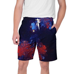 Шорты на шнурке мужские Бурлящий Коралловый Риф, цвет: 3D-принт