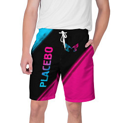 Шорты на шнурке мужские Placebo Neon Gradient, цвет: 3D-принт