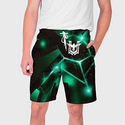 Шорты на шнурке мужские Free Fire разлом плит, цвет: 3D-принт