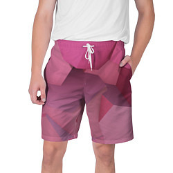 Мужские шорты Розовые геометрические фигуры