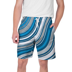 Мужские шорты Волнистые полосы - текстура