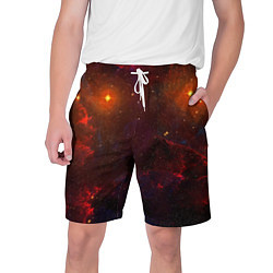 Шорты на шнурке мужские Звездная бескрайняя вселенная, цвет: 3D-принт