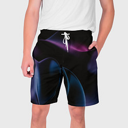 Мужские шорты Абстрактные фиолетовые волны