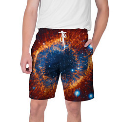 Шорты на шнурке мужские Космическое галактическое око, цвет: 3D-принт
