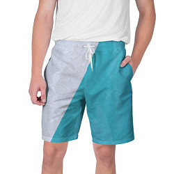 Мужские шорты Абстрактный паттерн из двух цветов - серый и светл