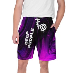 Шорты на шнурке мужские Deep Purple violet plasma, цвет: 3D-принт