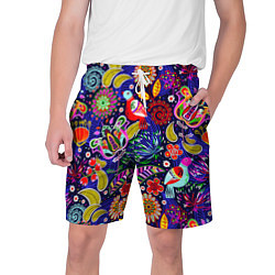 Мужские шорты Multicolored floral patterns