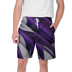 Мужские шорты Фиолетовые волны