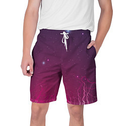 Шорты на шнурке мужские Космическая аномалия, цвет: 3D-принт