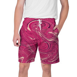 Шорты на шнурке мужские Яркая волна, цвет: 3D-принт