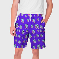Шорты на шнурке мужские BT21 Mang pattern BTS, цвет: 3D-принт