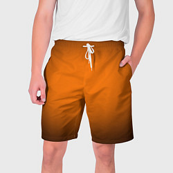 Мужские шорты Кислотный оранжевый с градиентом