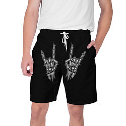 Шорты на шнурке мужские Скелет кости руки skeleton, цвет: 3D-принт