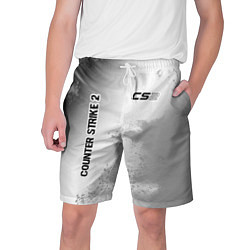 Шорты на шнурке мужские Counter Strike 2 glitch на светлом фоне: надпись,, цвет: 3D-принт