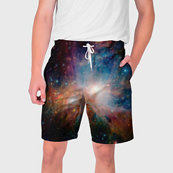 Шорты на шнурке мужские Безграничный космос, цвет: 3D-принт