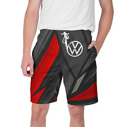 Шорты на шнурке мужские Volkswagen sports racing, цвет: 3D-принт