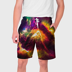 Мужские шорты Небула в космосе разноцветная - нейронная сеть