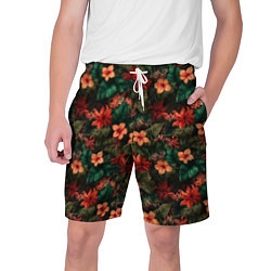 Мужские шорты Тропические цветы паттерн