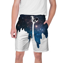 Шорты на шнурке мужские Млечный Путь - Milky Way, цвет: 3D-принт