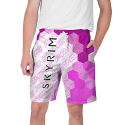 Шорты на шнурке мужские Skyrim pro gaming по-вертикали, цвет: 3D-принт