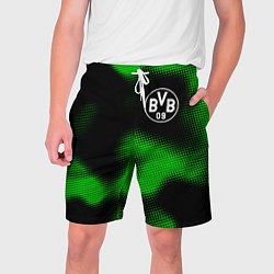 Шорты на шнурке мужские Borussia sport halftone, цвет: 3D-принт