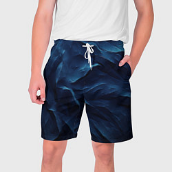 Мужские шорты Синие глубокие абстрактные волны