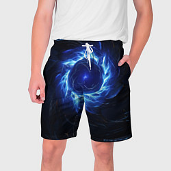 Мужские шорты Синяя магическая абстракция