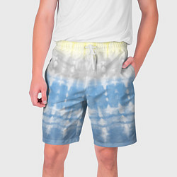 Шорты на шнурке мужские Color stripes: tie-dye, цвет: 3D-принт