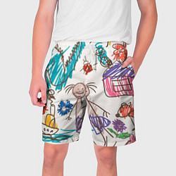 Мужские шорты Детский принт