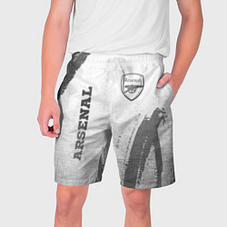 Мужские шорты Arsenal - white gradient вертикально